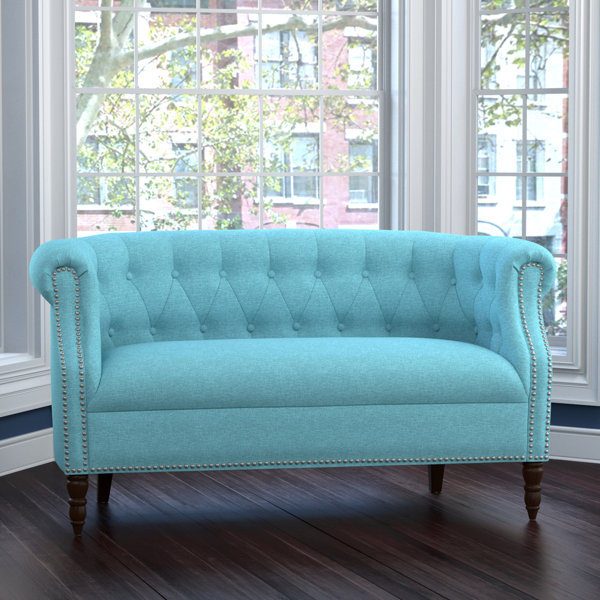 Huntingdon Chesterfield Loveseat & Reviews Birch Lane